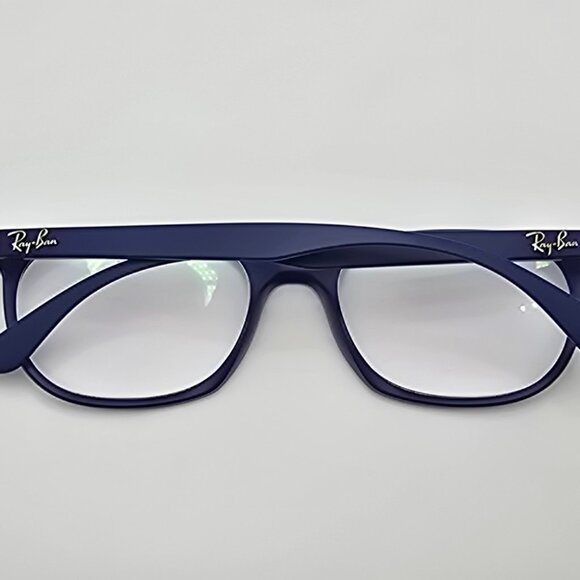 Ray-Ban RB7183 5207 Liteforce Matte Sand Blue Eyeglasses Frame Italy 53-19-145 - Picture 9 of 12
